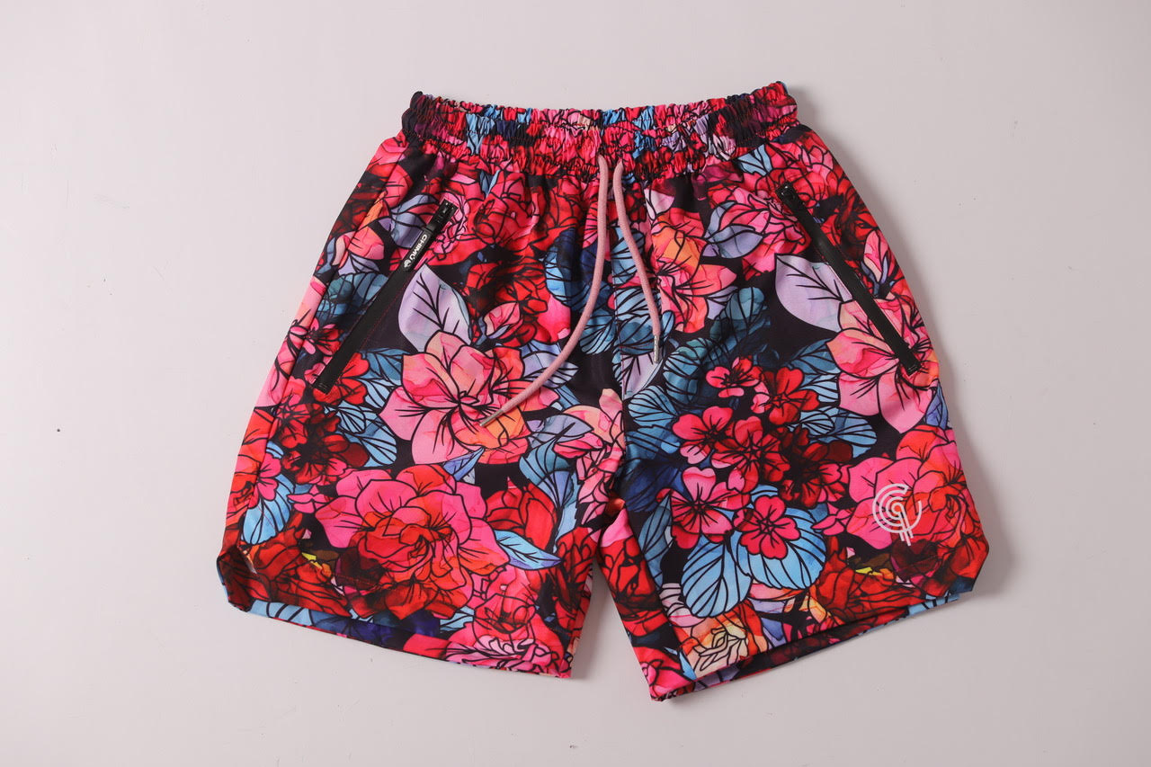 CHIMÚ Floral Escape Shorts