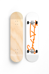 8.0in. SoleFly Orange Script Logo Deck
