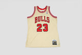 Mitchell & Ness Authentic 1995-96 Gold Chicago Bulls Michael Jordan Jersey