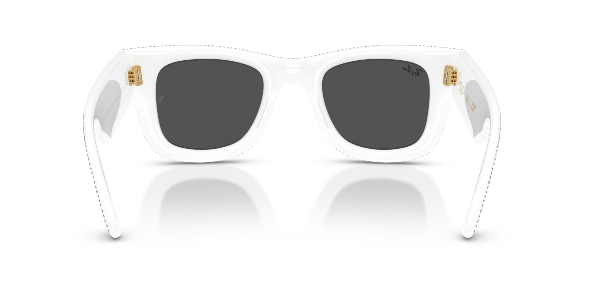 A$AP Rocky x Ray Ban White Wayfarer Puffer Sunglasses