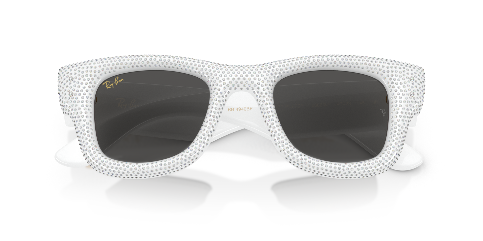 A$AP Rocky x Ray Ban White Wayfarer Puffer Sunglasses