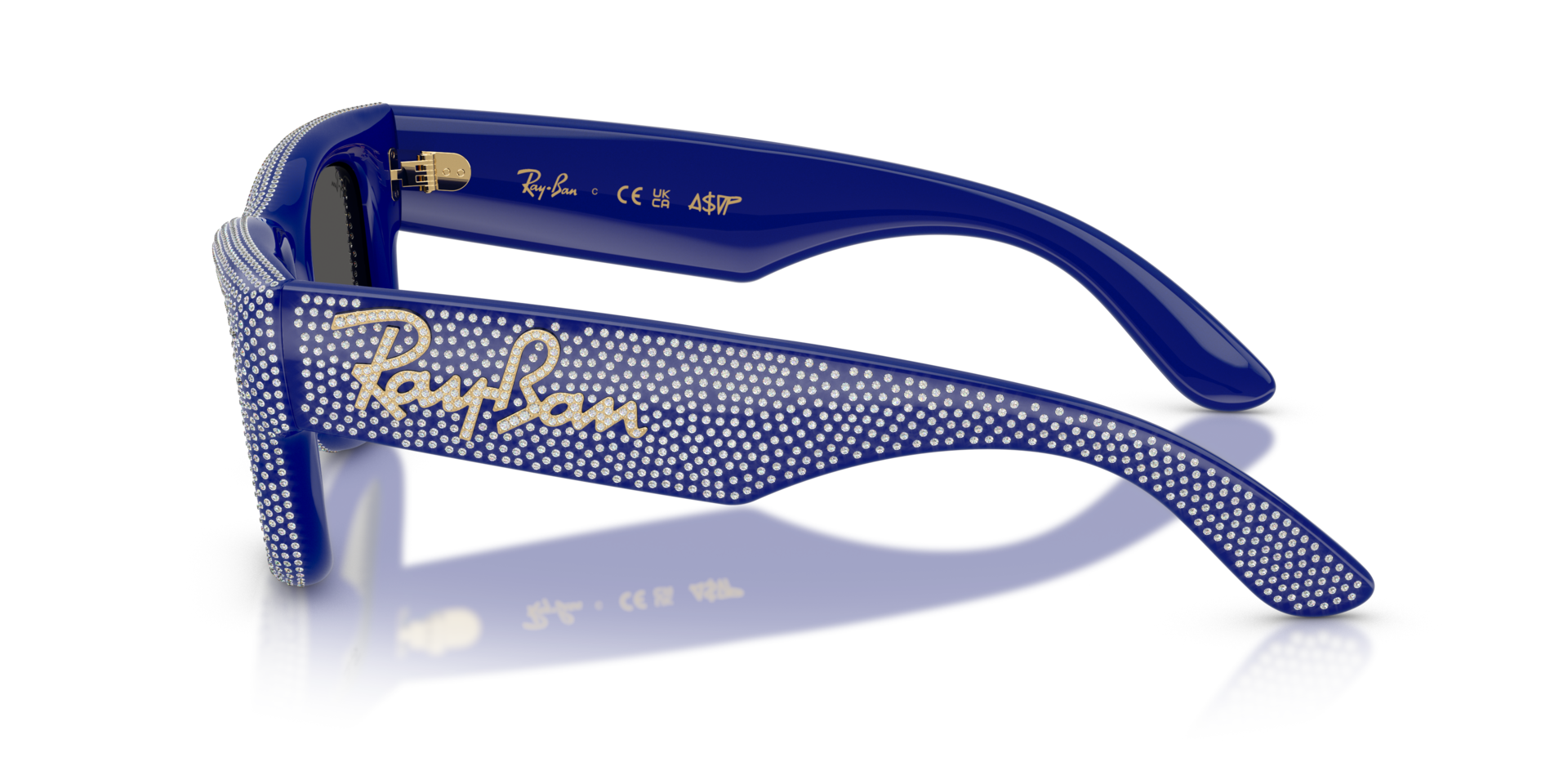 A$AP Rocky x Ray Ban Blue Wayfarer Puffer Sunglasses