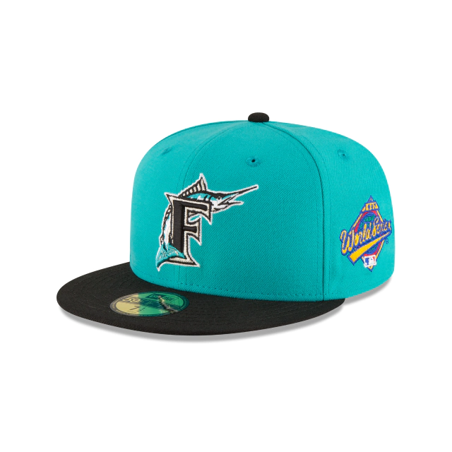 Florida Marlins World Series Teal Wool 59FIFTY Fitted