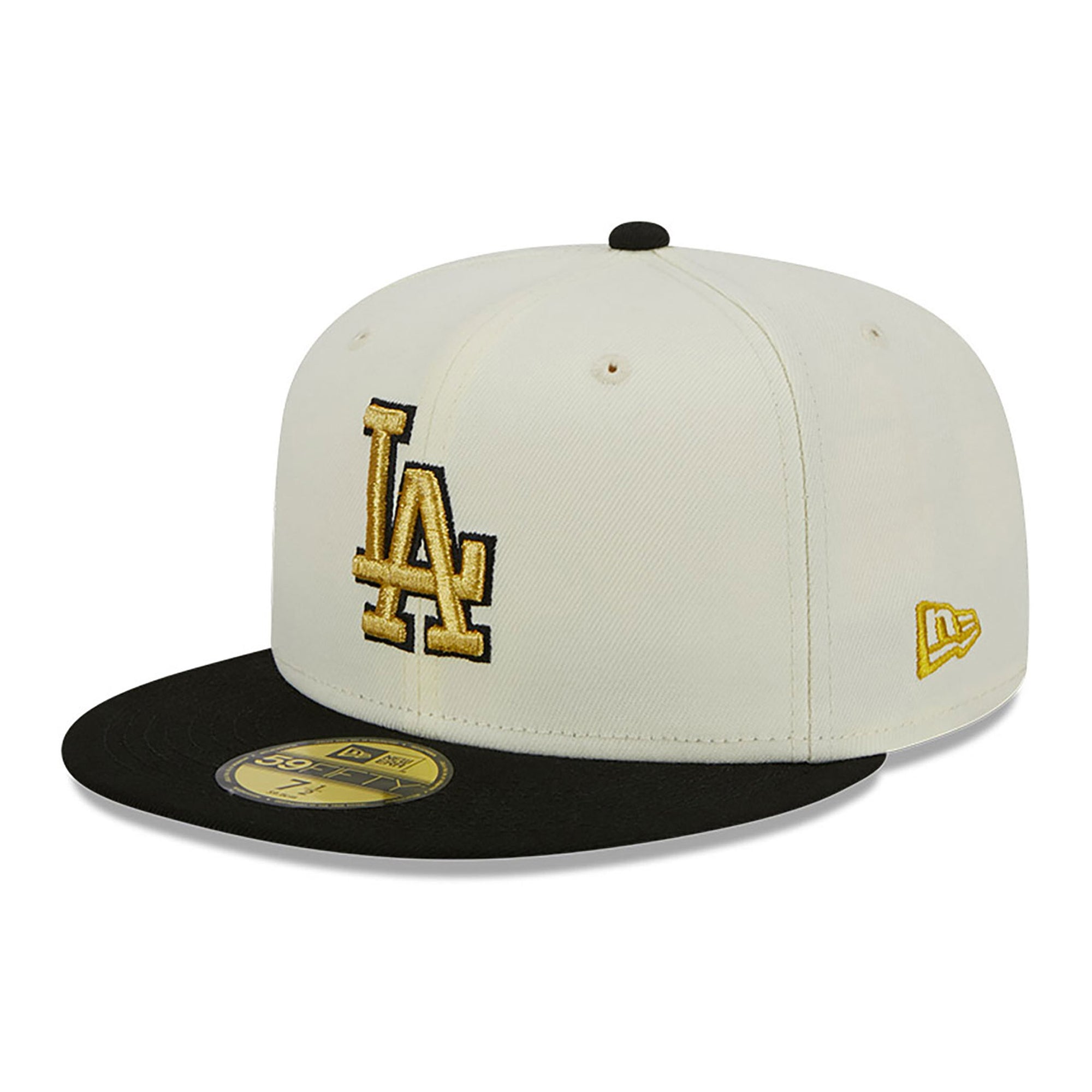 New Era Black/Gold Los Angeles Dodgers 59FIFTY Fitted Hat