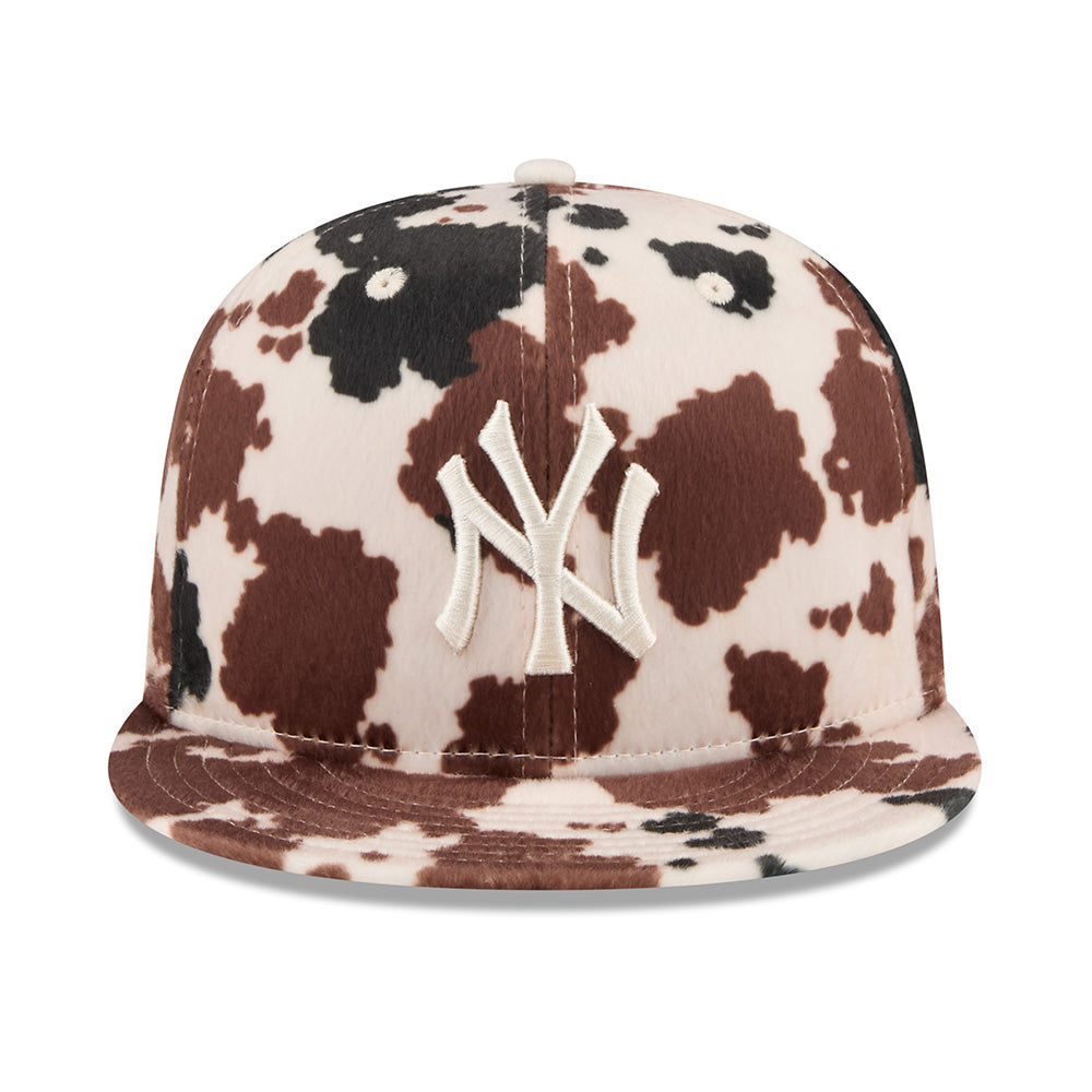New Era 59Fifty New York NY Yankees Animal Print MLB Fitted Cap
