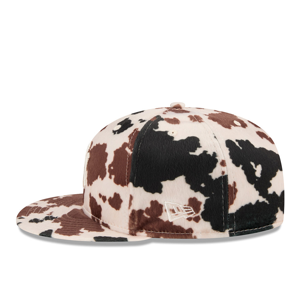 New Era 59Fifty New York NY Yankees Animal Print MLB Fitted Cap
