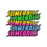 Slime Ball Strip Clear Mylar Sticker