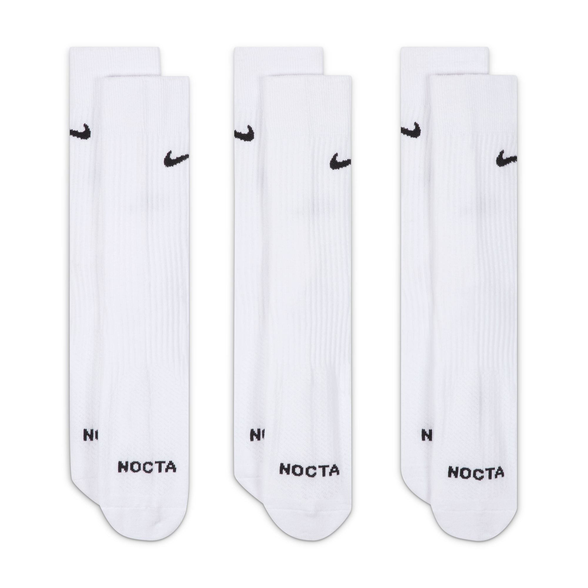 Nike x Drake NOCTA White Crew Socks (3-Pack)