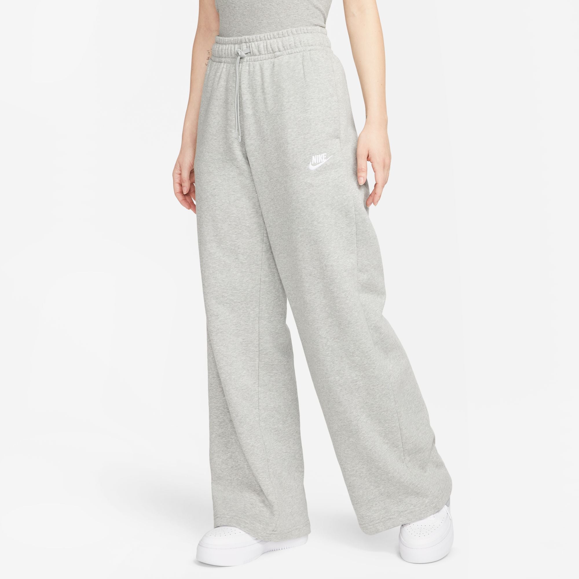 WMNS Nike Sportswear Club Fleece Mid-Rise Wide-Leg Sweatpants