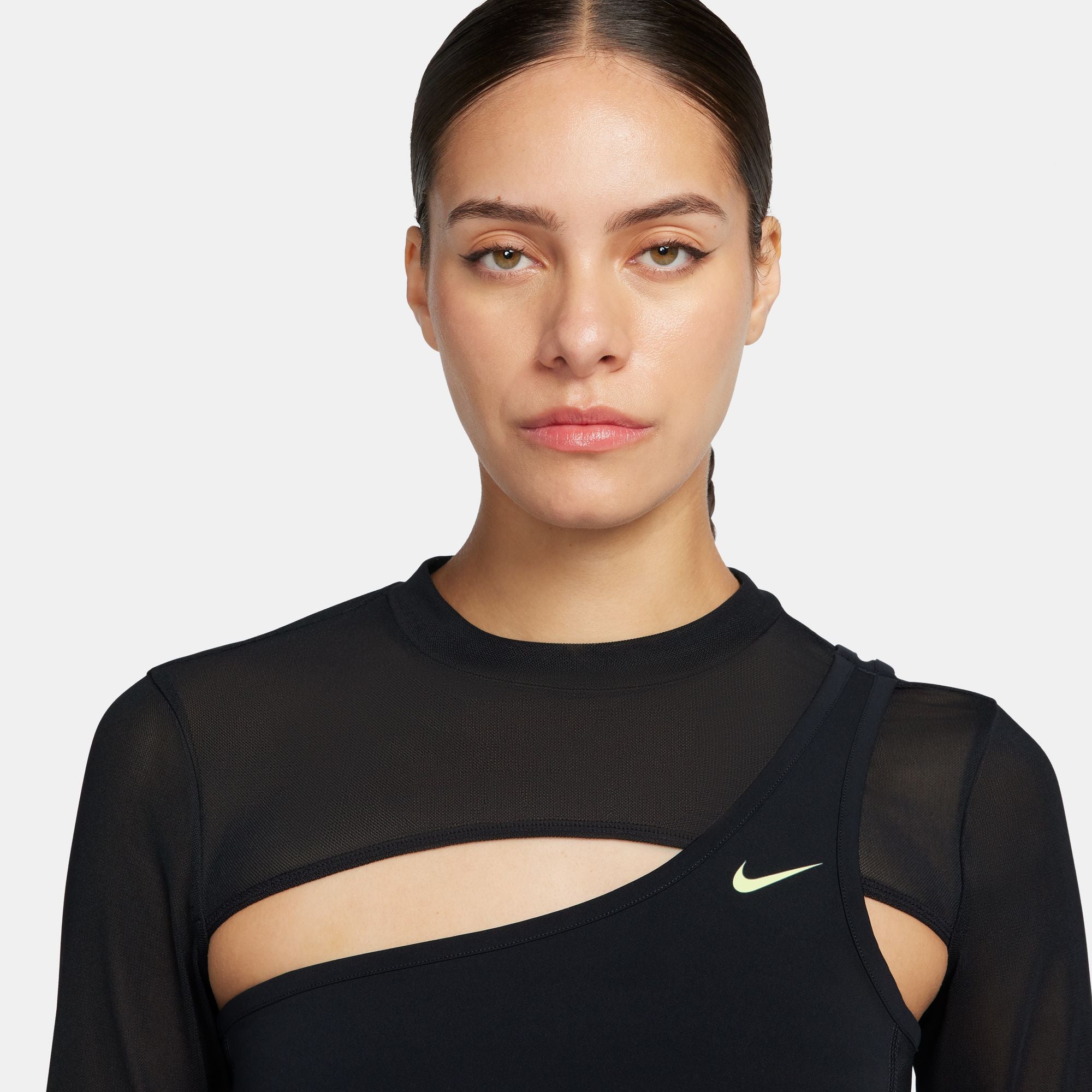 Women's Nike Pro Long-Sleeve Cropped Top