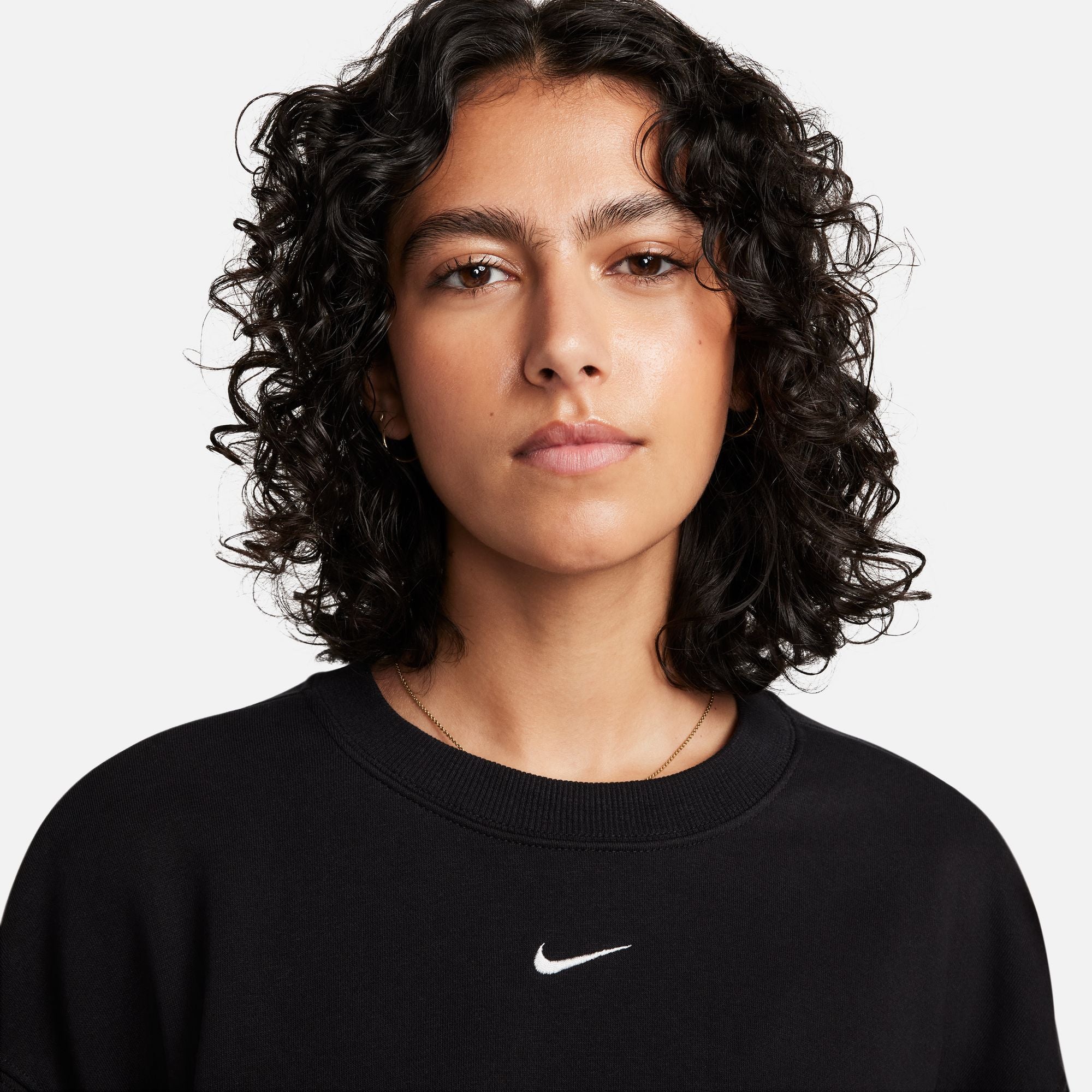 Nike Sportswear Women's French Terry Crew-Neck Crop Top