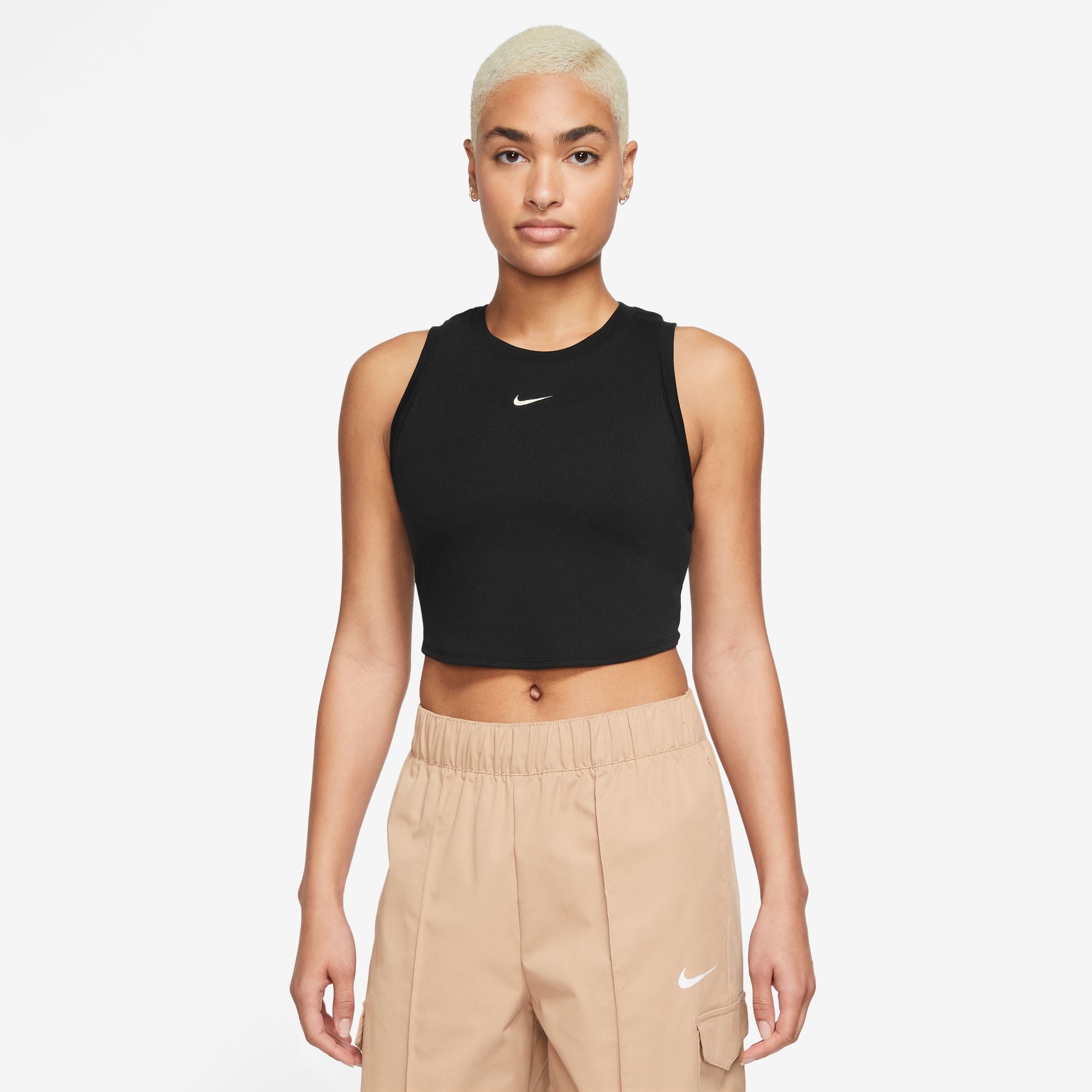 WMNS Nike Sportswear Essentials Ribbed Cropped Tank Top