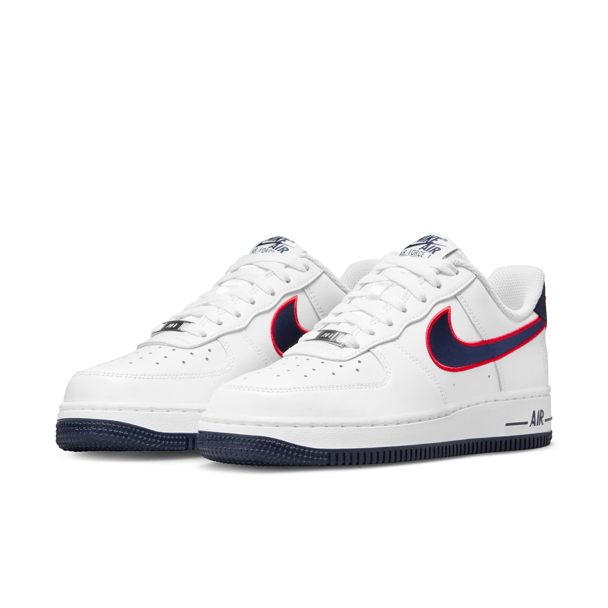 Nike Air Force 1 '07 LV8 1 (White / Red / Obsidian)