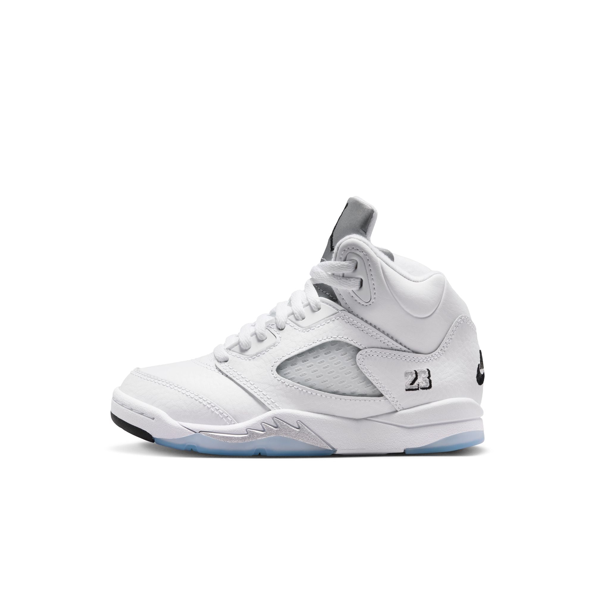 Nike Air Jordan 5 Retro (PS) White Metallic