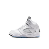 Nike Air Jordan 5 Retro (PS) White Metallic