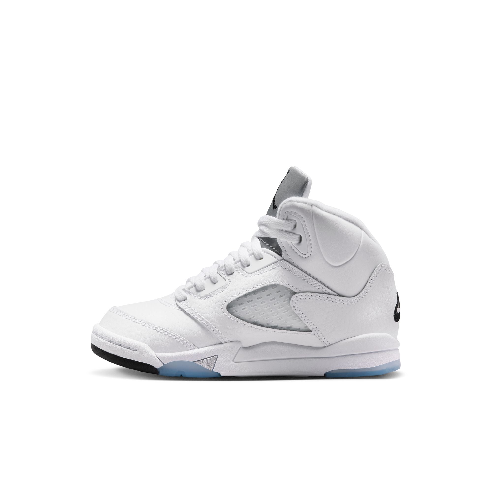 Nike Air Jordan 5 Retro (PS) White Metallic