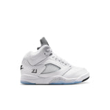 Nike Air Jordan 5 Retro (PS) White Metallic
