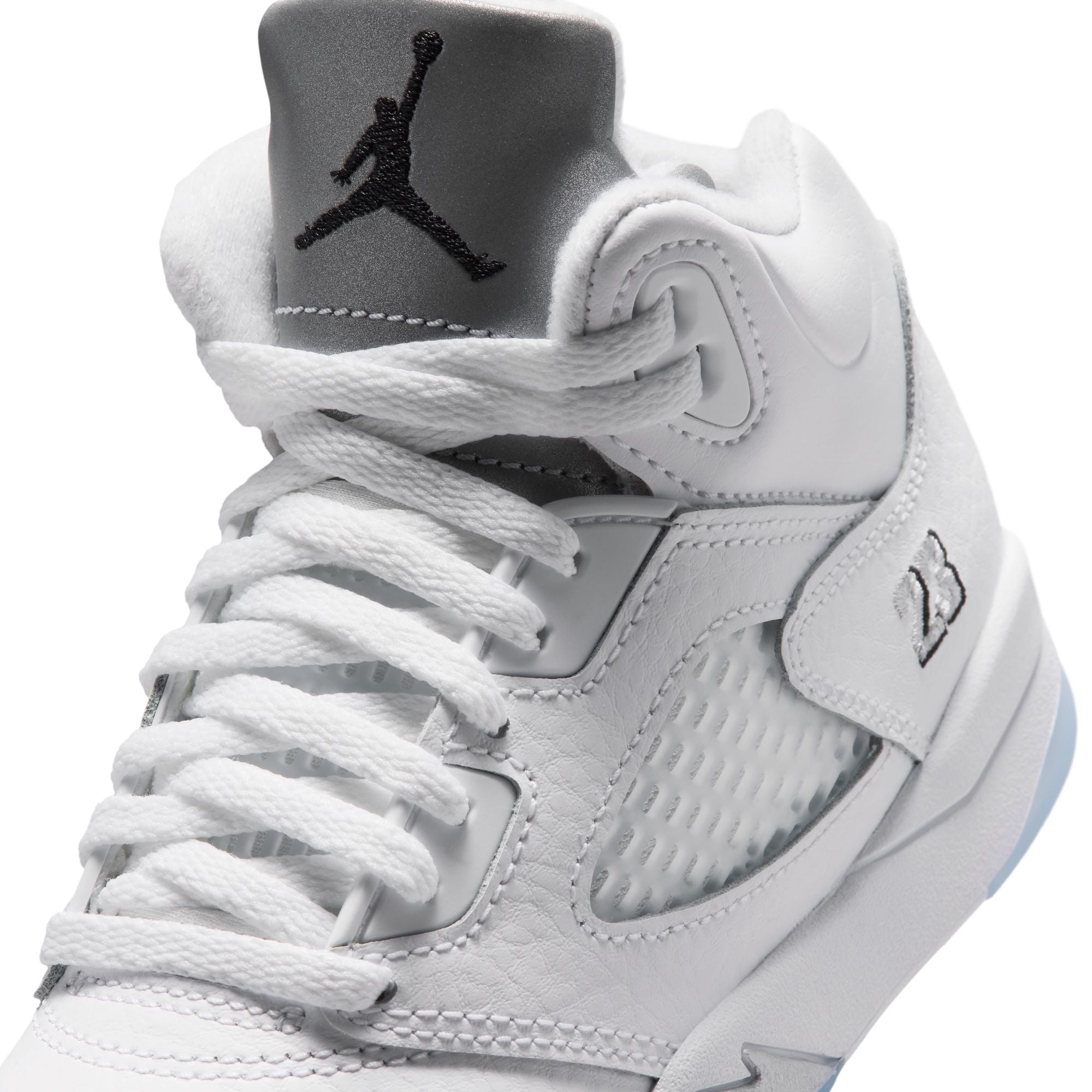 Nike Air Jordan 5 Retro (PS) White Metallic