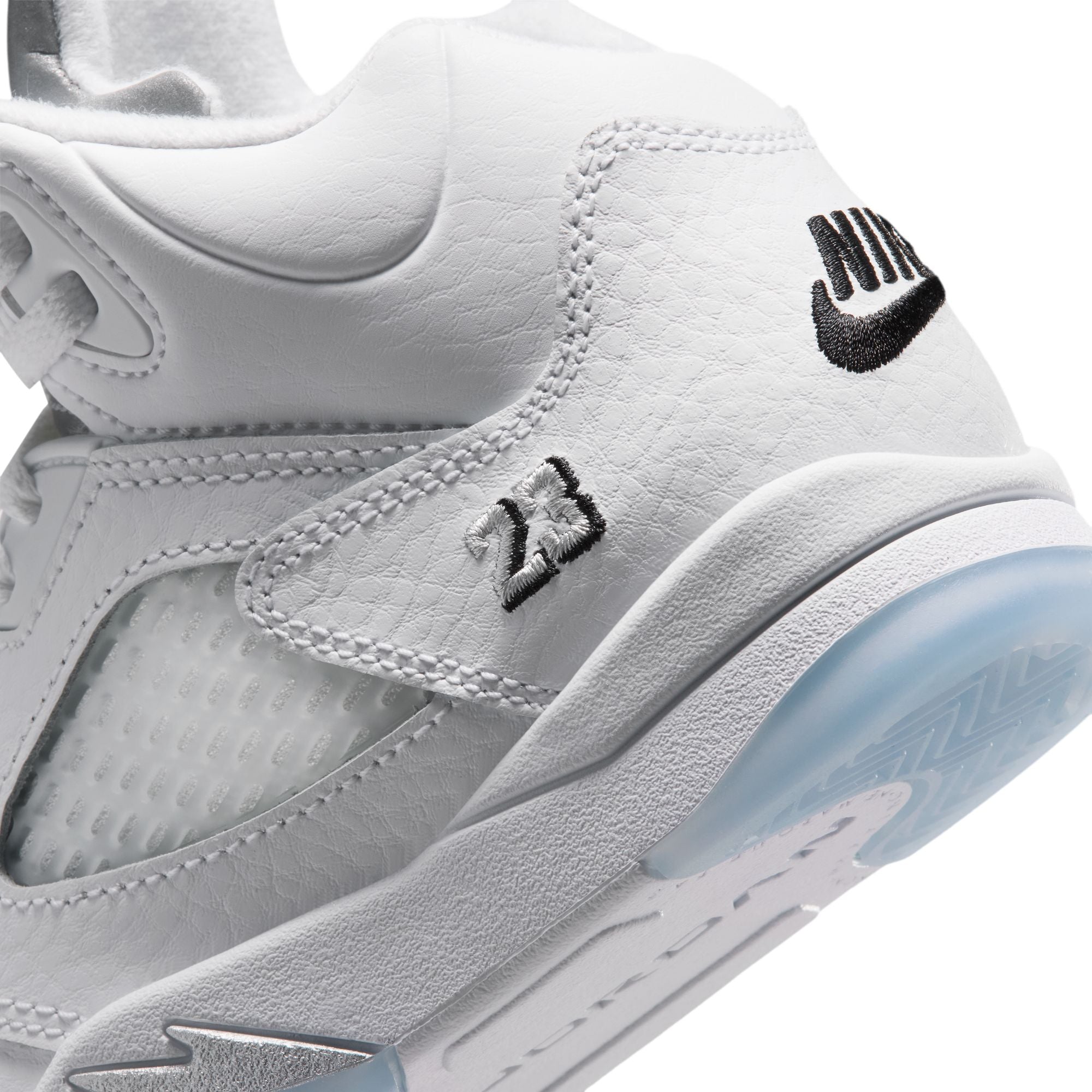 Nike Air Jordan 5 Retro (PS) White Metallic