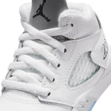 Nike Air Jordan 5 Retro (TD) White Metallic