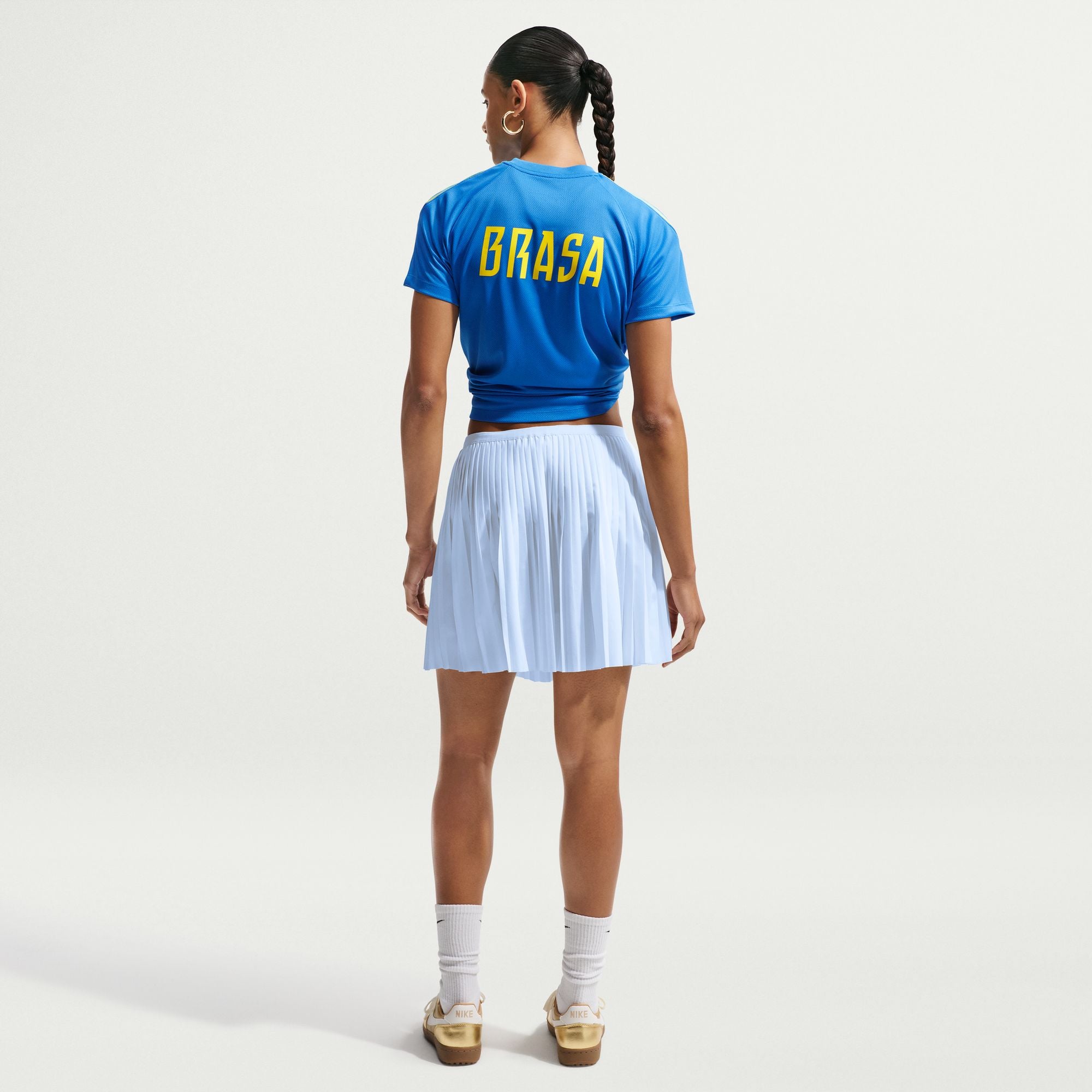 Women's Brazil Strike Nike Soccer Dri-FIT Short-Sleeve Top