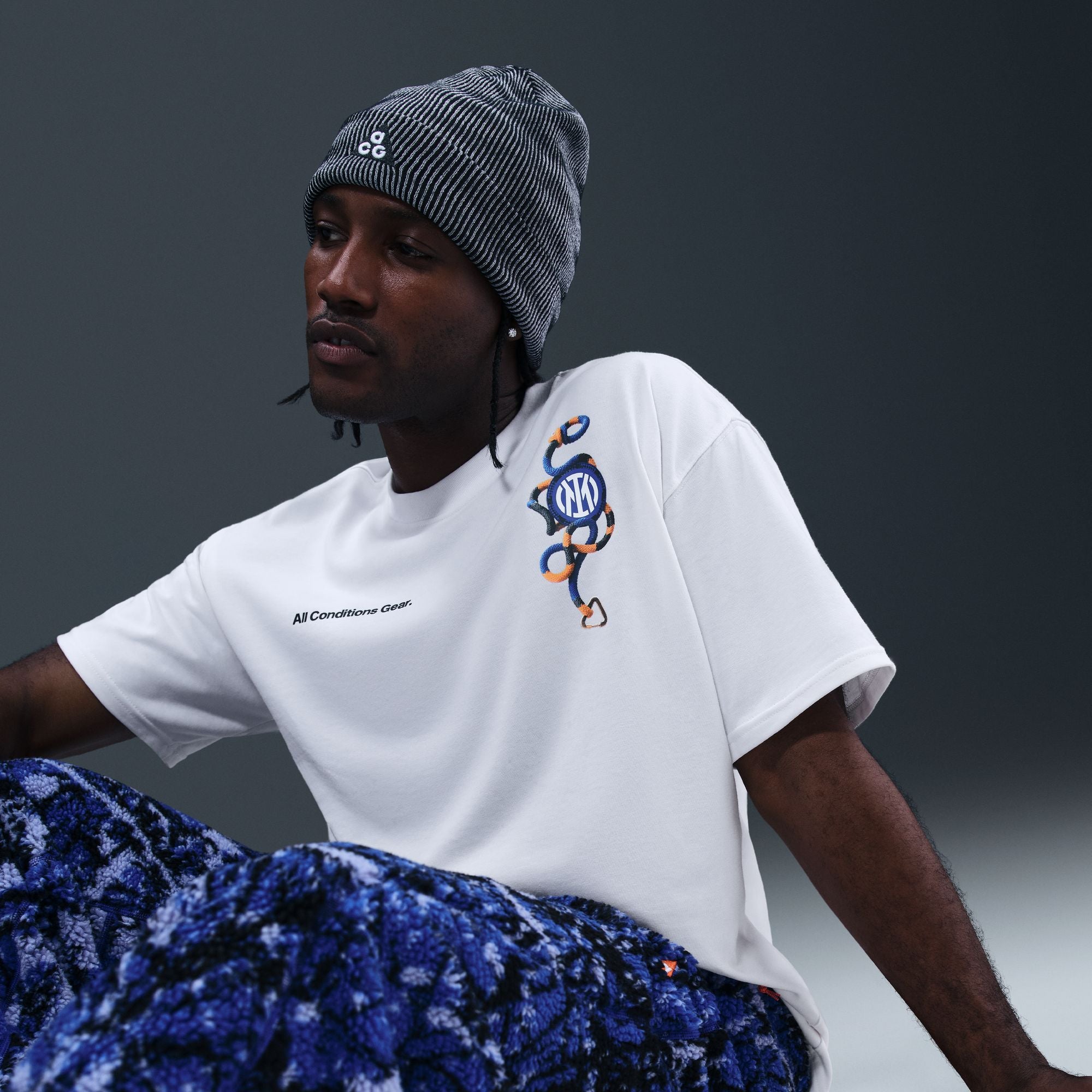 Nike Inter Milan White ACG Dri-FIT Soccer T-Shirt