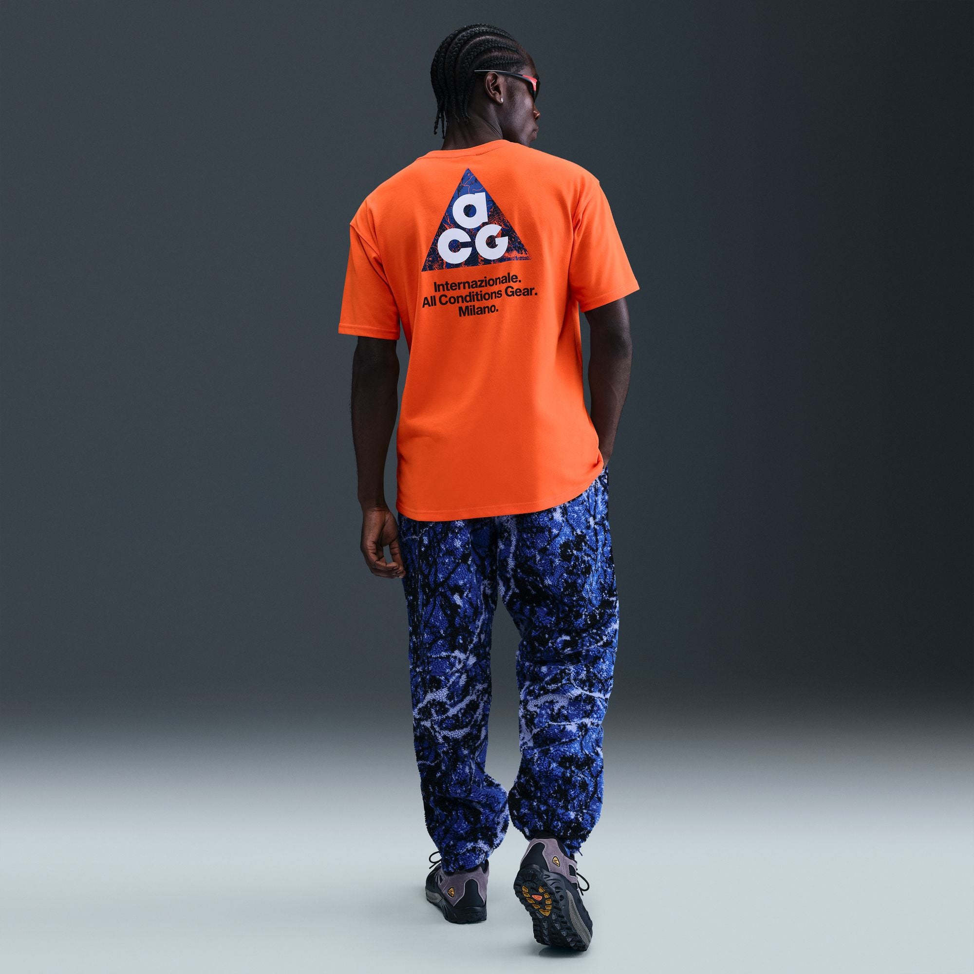 Nike Inter Milan ACG Dri-FIT Orange Soccer T-Shirt