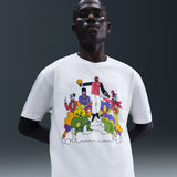 Nike LeBron James Miami Heat Wave White Heatles T-Shirt