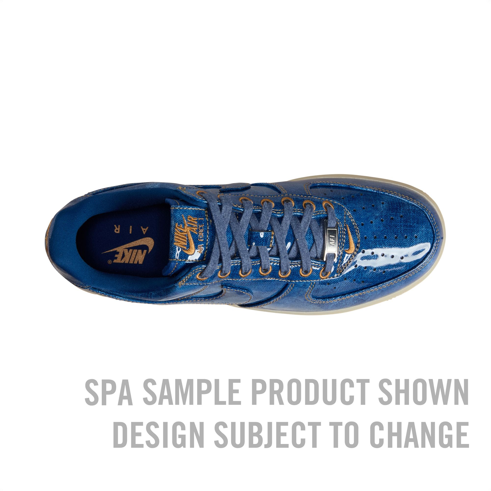 Nike Air Force 1 Retro Patent Denim