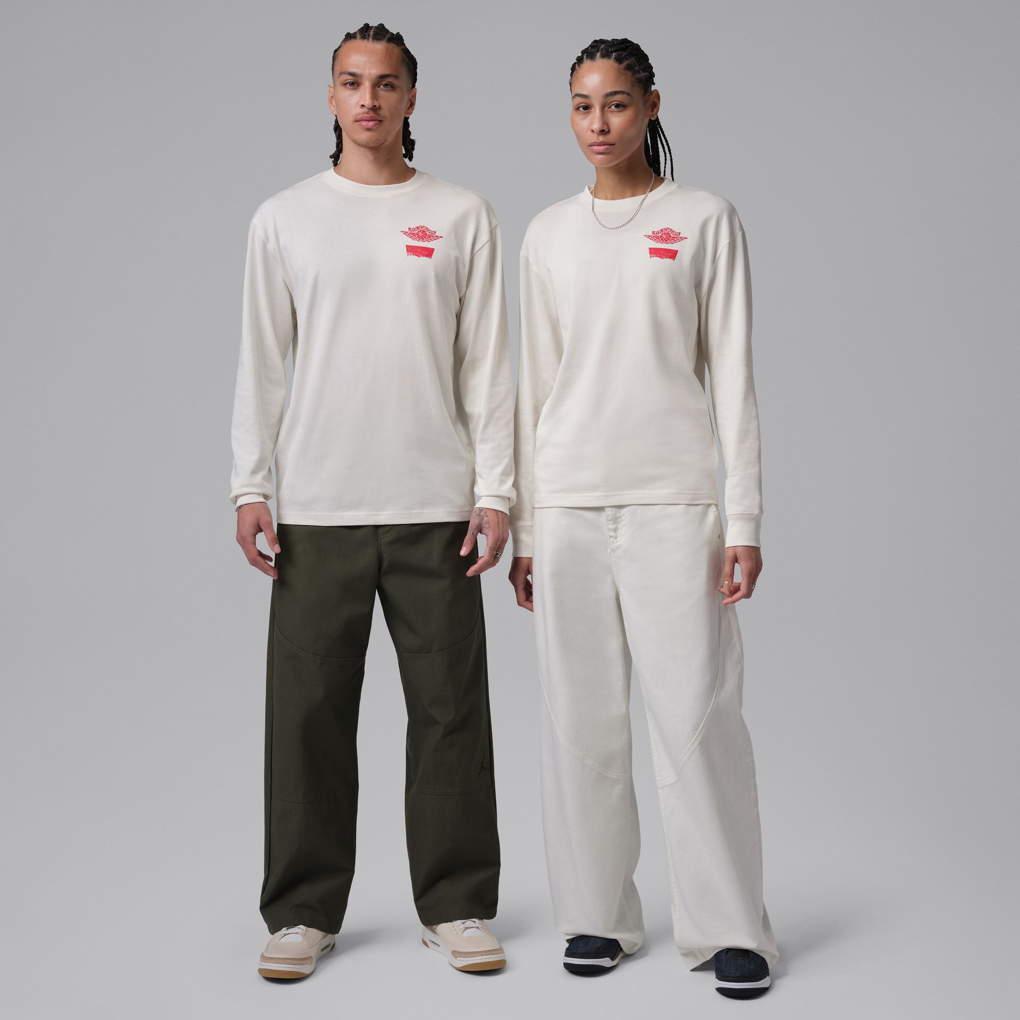 Nike Air Jordan X Levi’s White Long Sleeve T-Shirt
