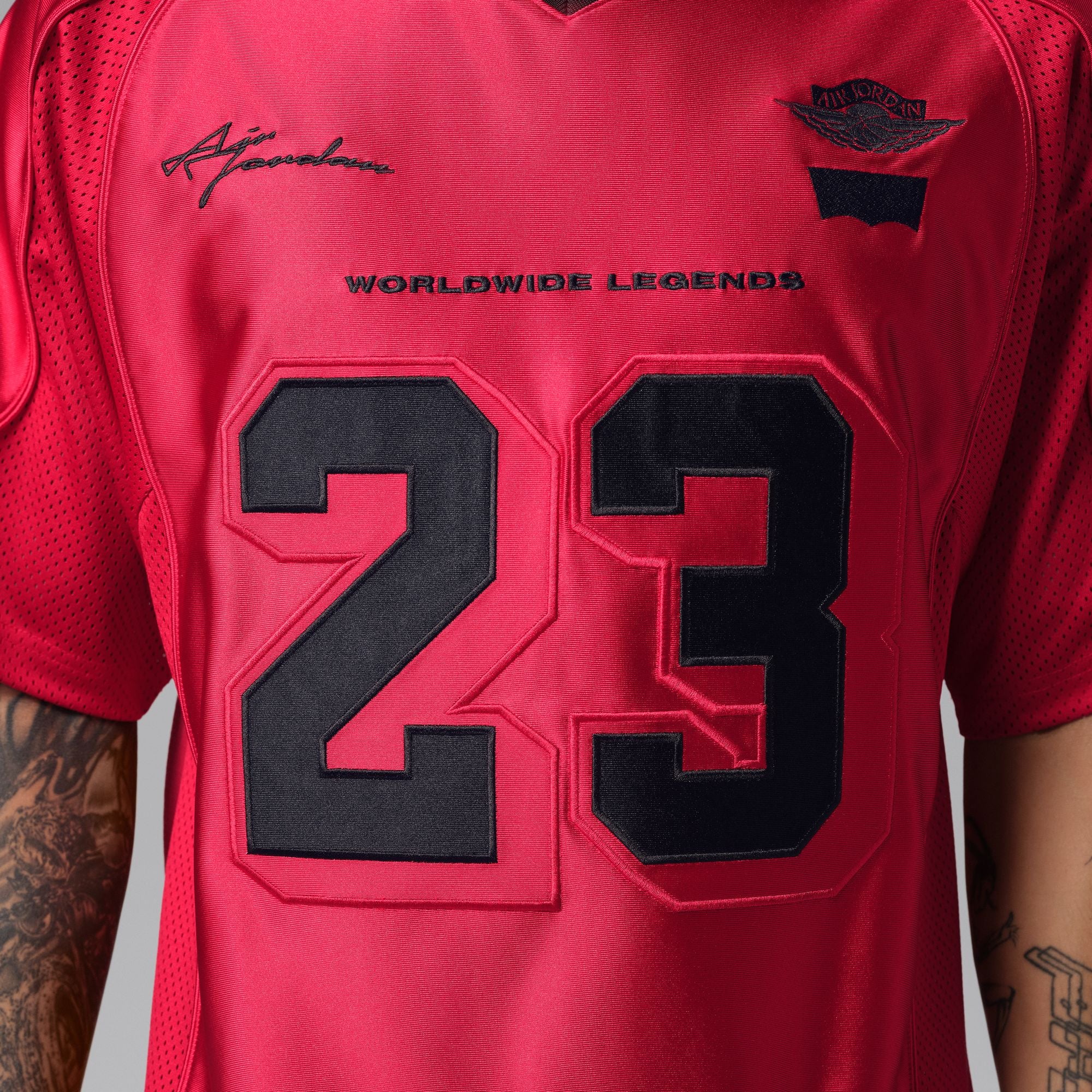 Nike Air Jordan X Levi’s Red 23 Worldwide Legends Jersey