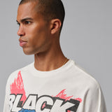 Nike Air Jordan Black Cat Cropped Long Sleeve Tee