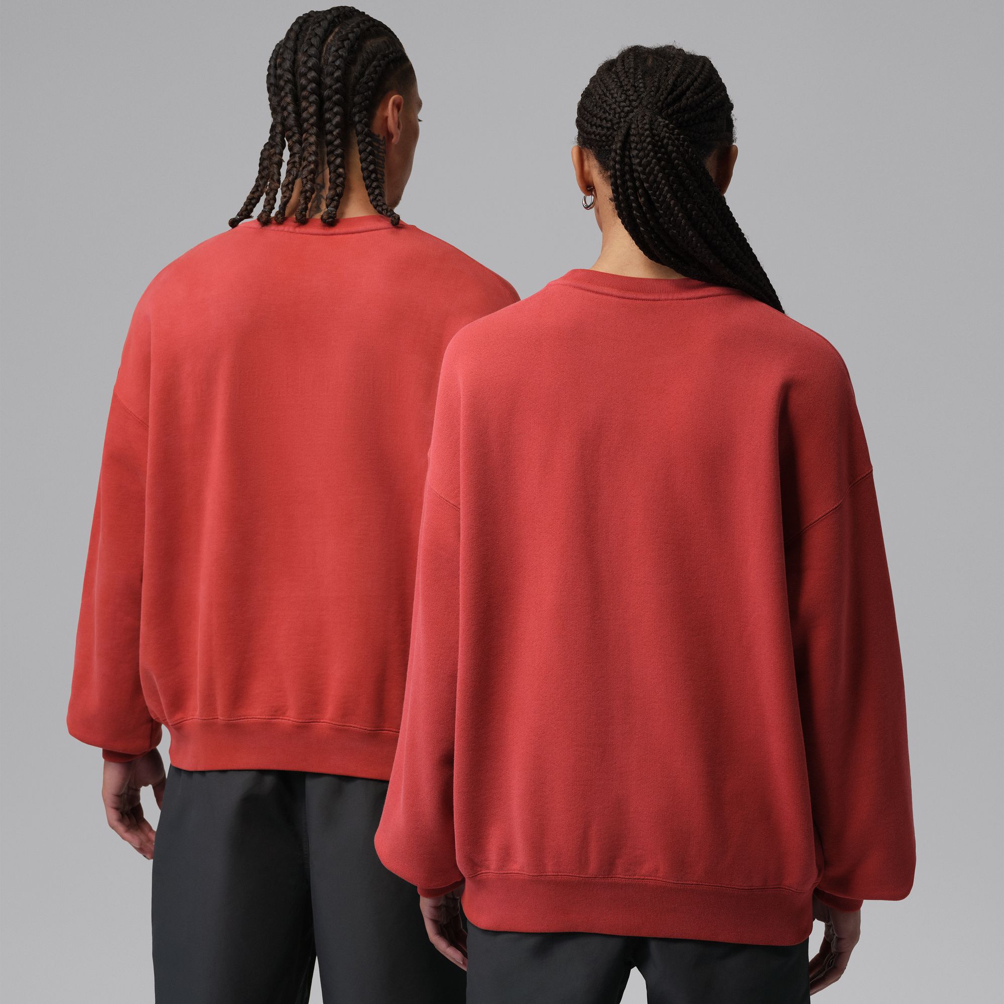 Men's Jordan BIKE AIR x Nigel Sylvester Fleece Crew-Neck Sweatshirt