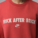 Men's Jordan BIKE AIR x Nigel Sylvester Fleece Crew-Neck Sweatshirt