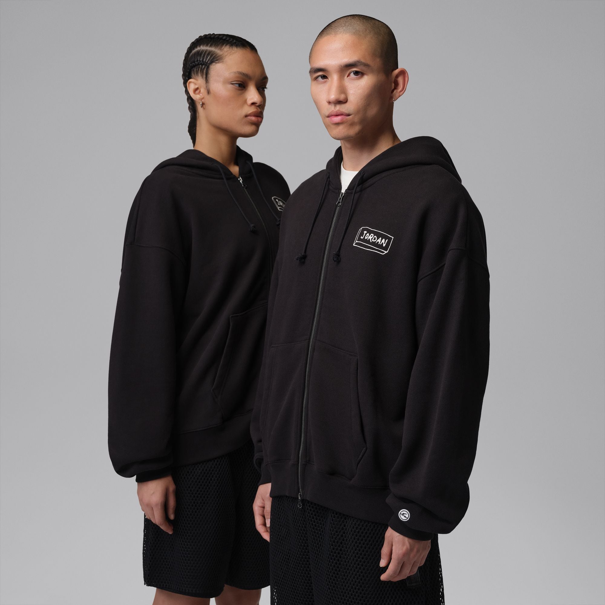 Nike Air Jordan x Union x Fragment Black Full Zip Hoodie