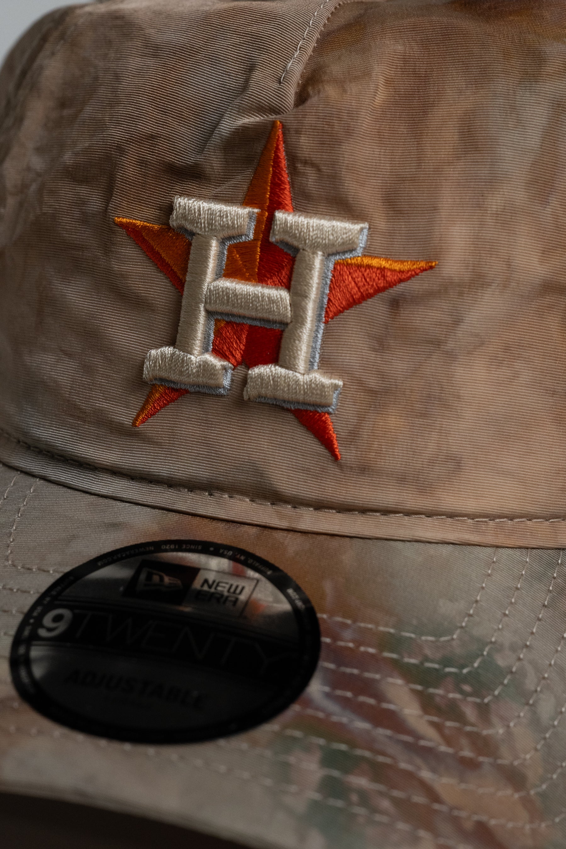 New Era Houston Astros Washed Nylon 9TWENTY Strapback