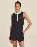 Malbon Claudia Sleeveless Polo