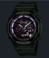 Casio G-Shock x Coca Cola Analog Digital 2100 Series Green Watch