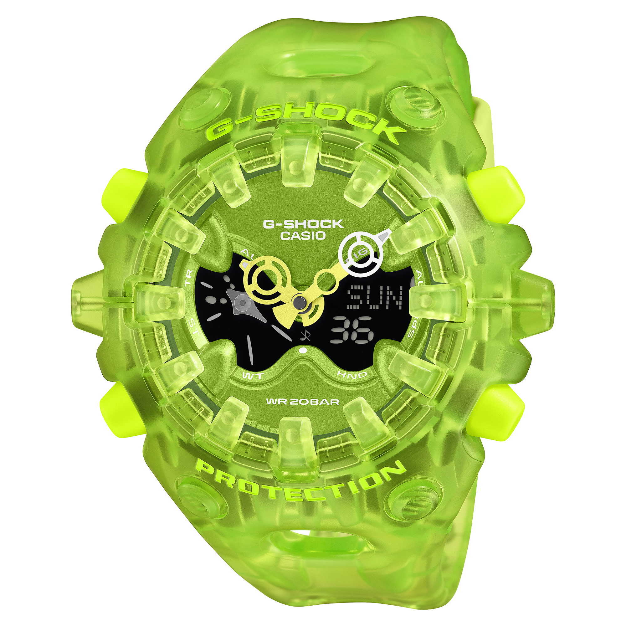 Casio G-SHOCK Analog-Digital GAV01SKE-3A Neon Green Watch