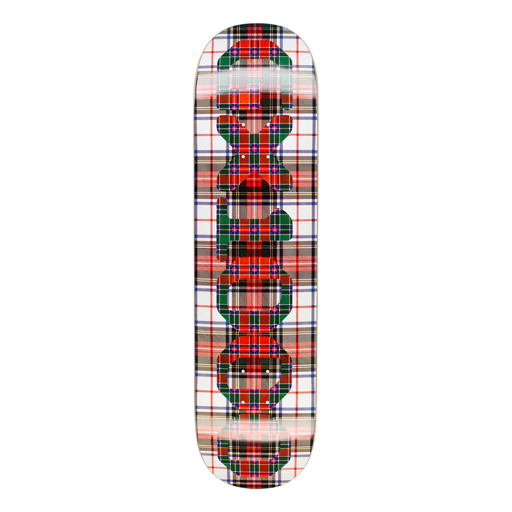 8.5in. GX1000 OG Logo Tartan White Deck