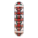 8.5in. GX1000 OG Logo Tartan White Deck