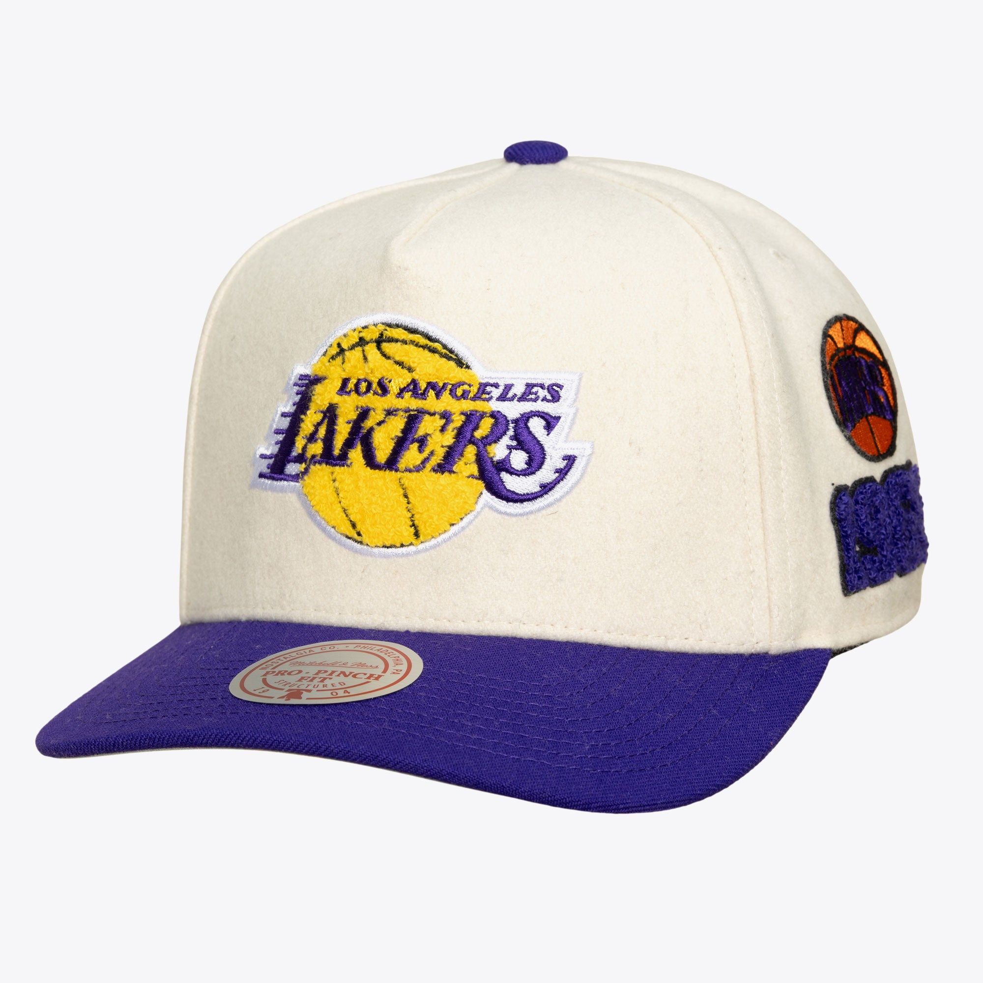 Mitchell & Ness NBA Cream Team Los Angeles Lakers Snapback