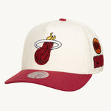 Mitchell & Ness NBA Cream Team Miami Heat Snapback