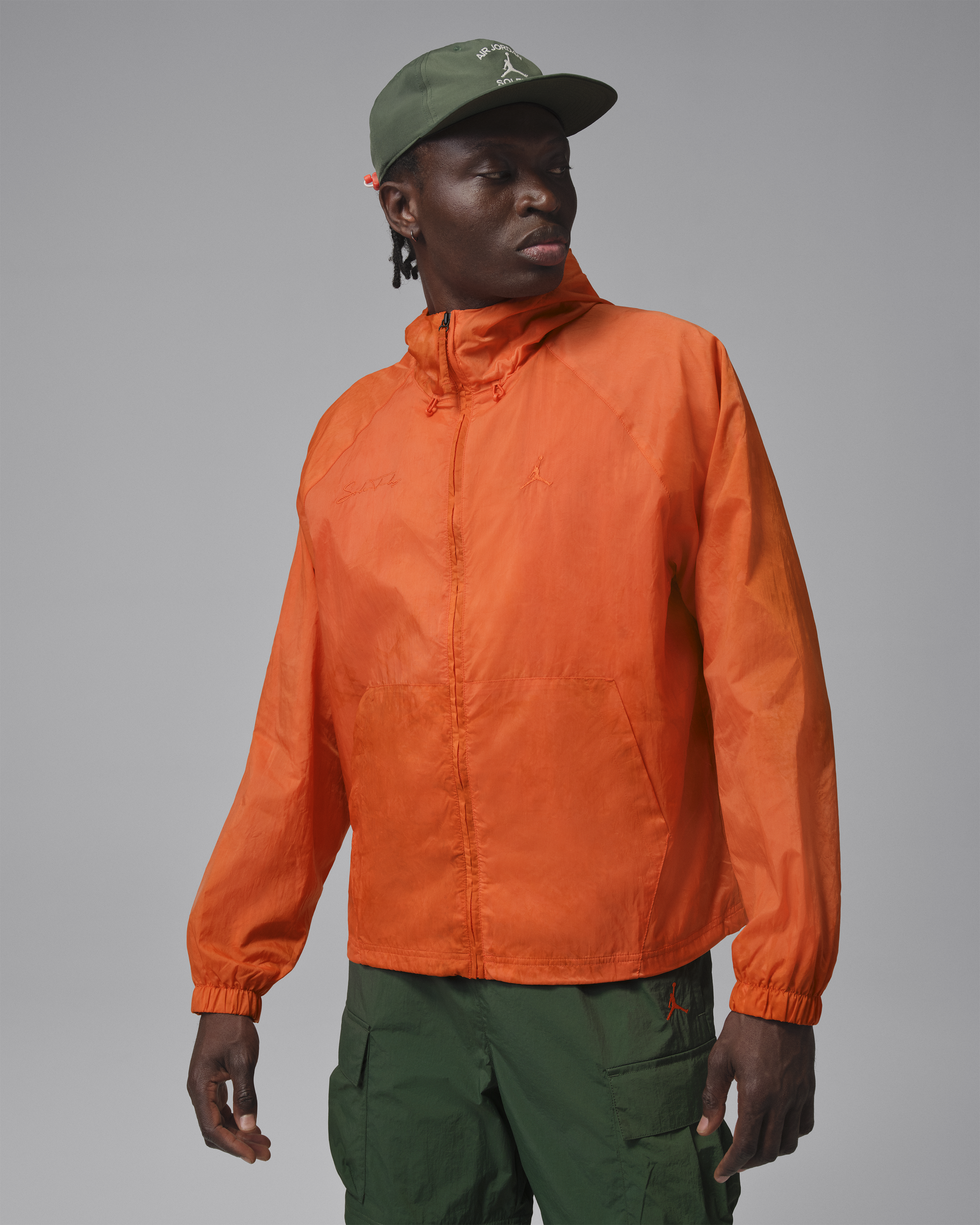 Men's Jordan X SoleFly Nylon Shell Jacket