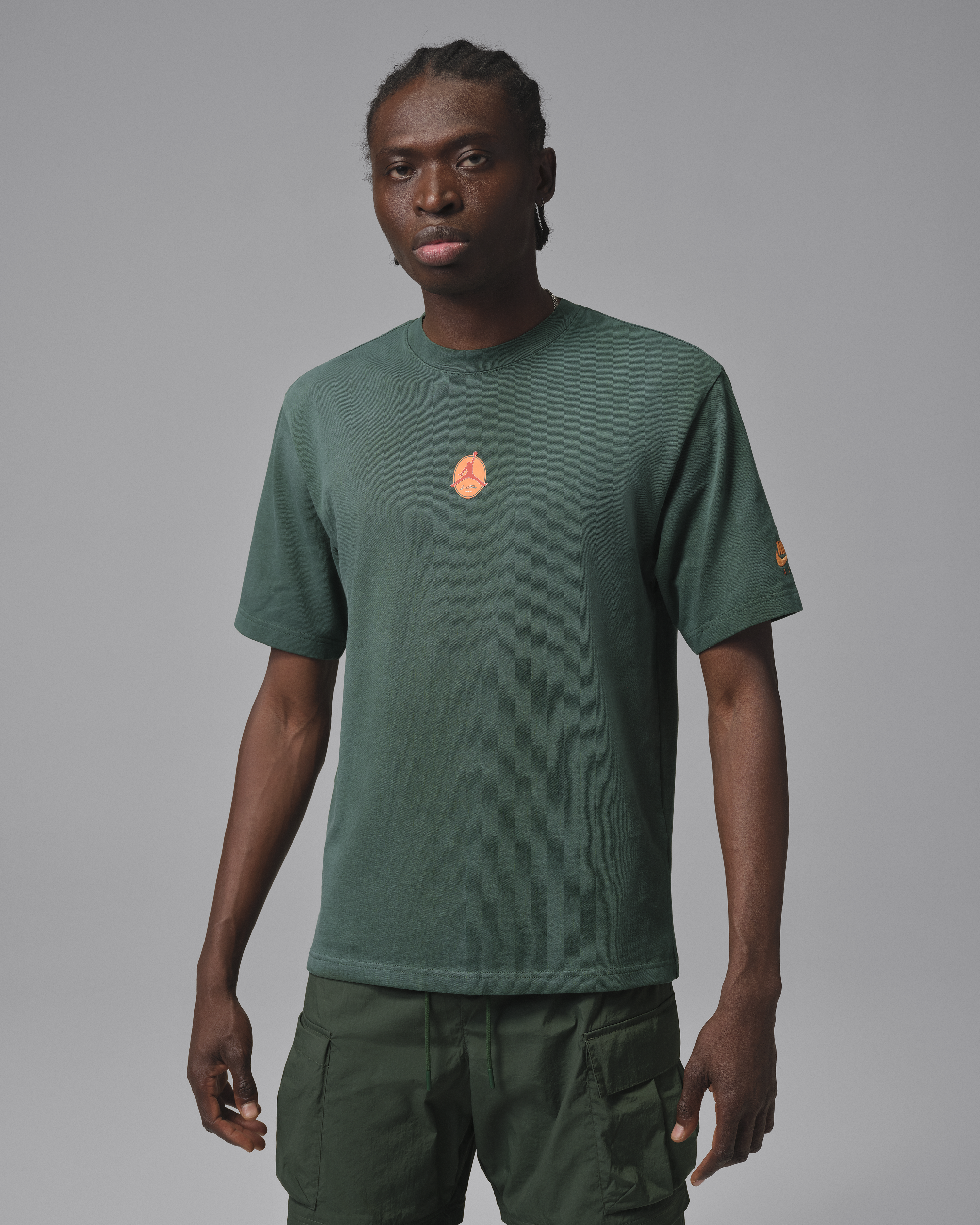 Nike Air Jordan X SoleFly Fruits of our Labor Retro 3 Green T-Shirt