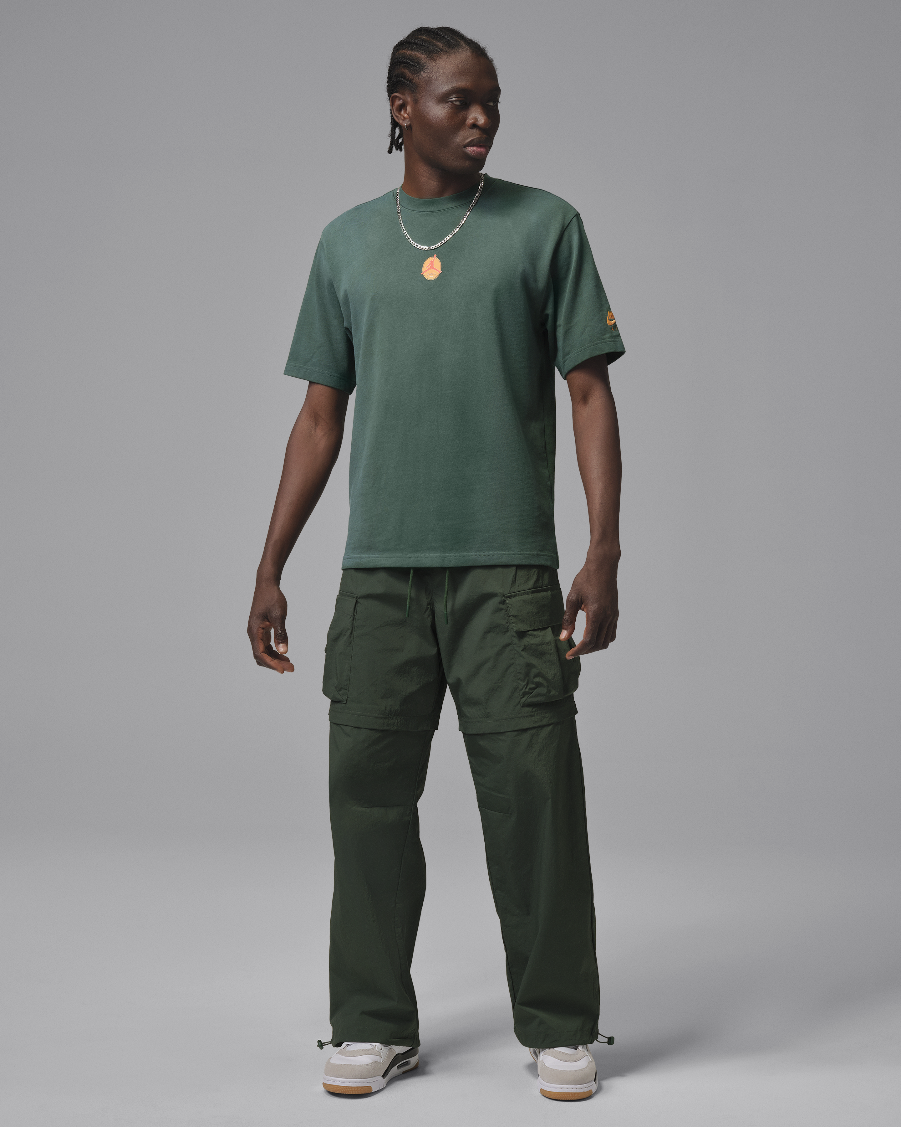 Nike Air Jordan X SoleFly Fruits of our Labor Retro 3 Green T-Shirt