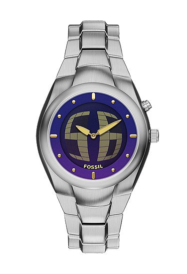 Fossil Y2K Big Tic 40MM Stainless Steel Digital Watch