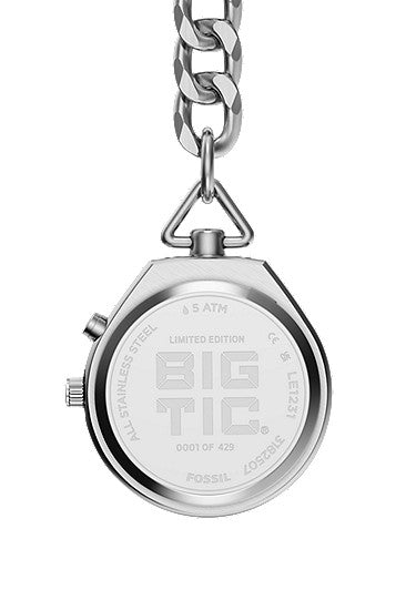 Fossil Y2K Big Tic 40MM Stainless Steel Pocket Watch