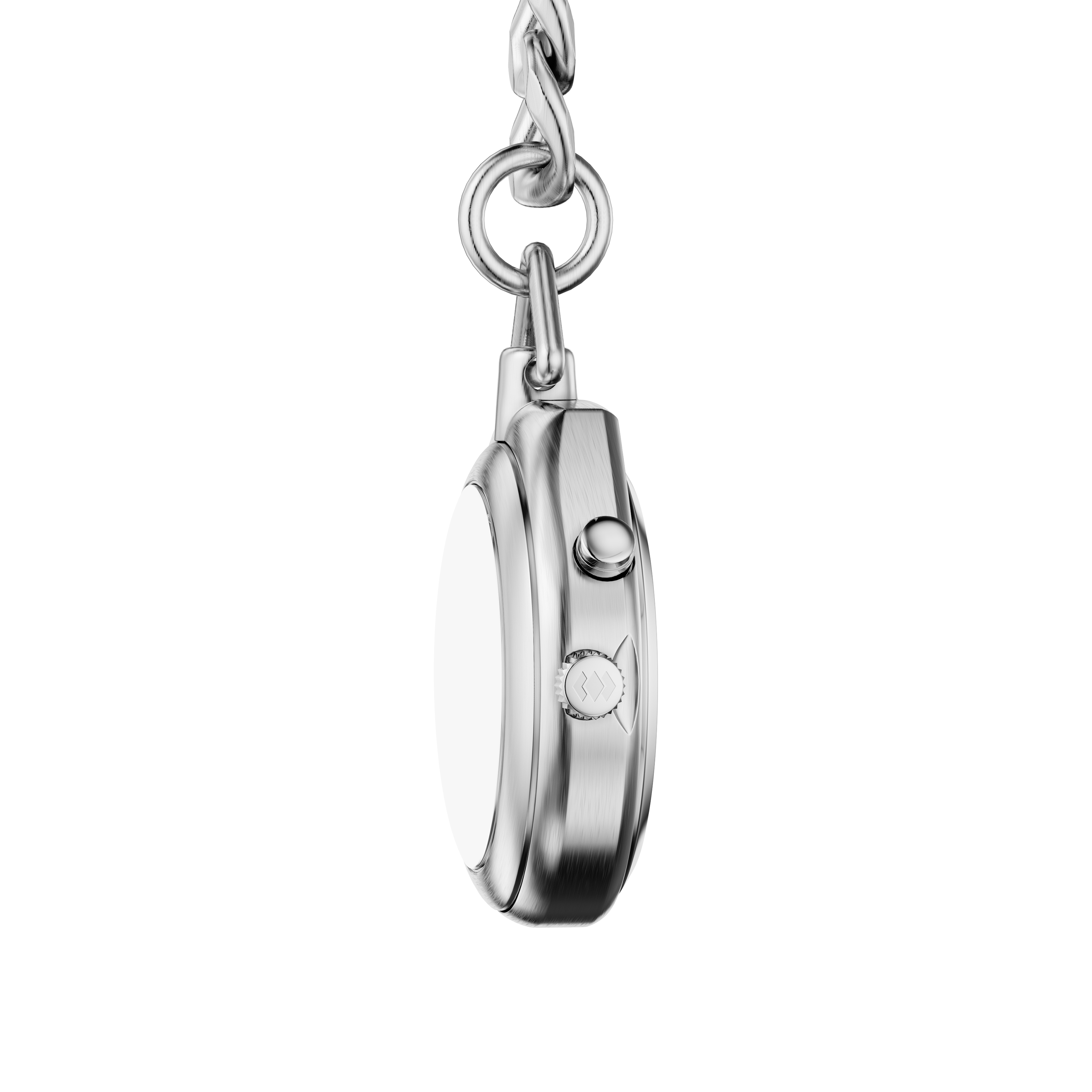 Fossil Y2K Big Tic 40MM Stainless Steel Pocket Watch
