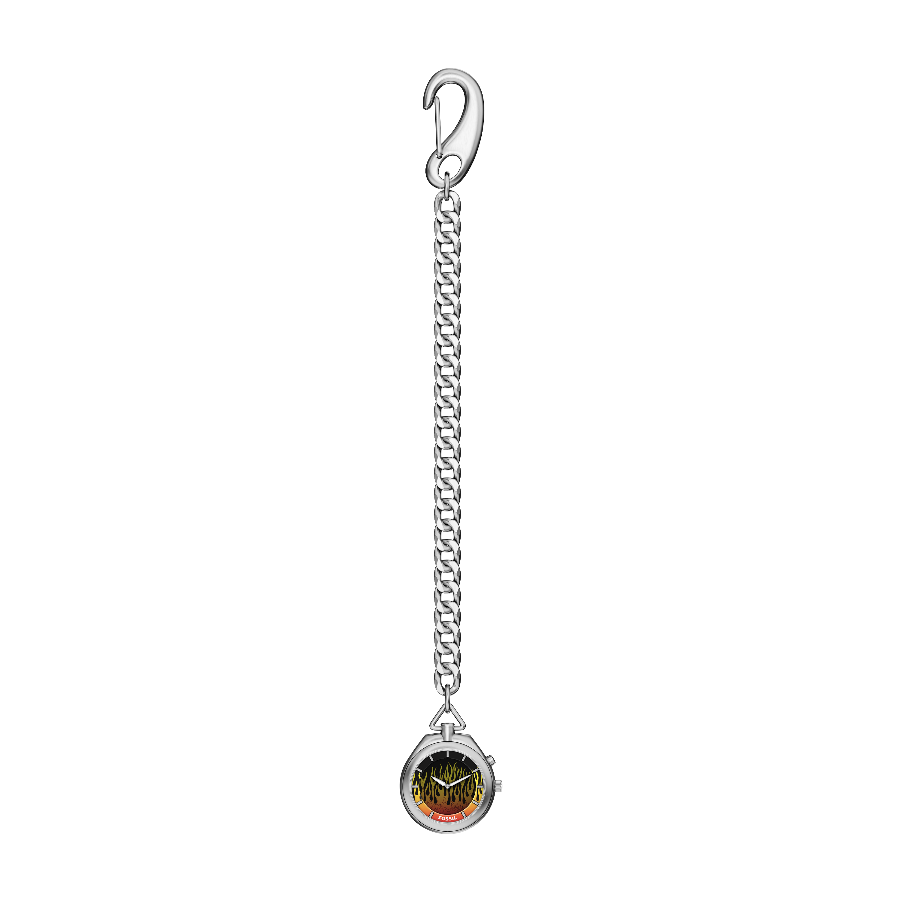 Fossil Y2K Big Tic 40MM Stainless Steel Pocket Watch